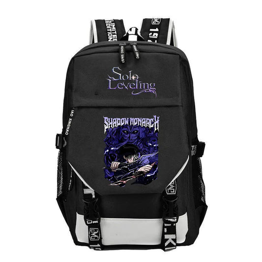 Kaiju No 8: Cartoon Print Backpack Teenage Street Cool Zipper Schoolbag School Supplies Student Gifts