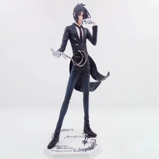 Black Butler:20CM Anime Kuroshitsuji Sebastian Michaelis Figure 1/8 Animation Model Toy Gift Collection Action Figure PVC