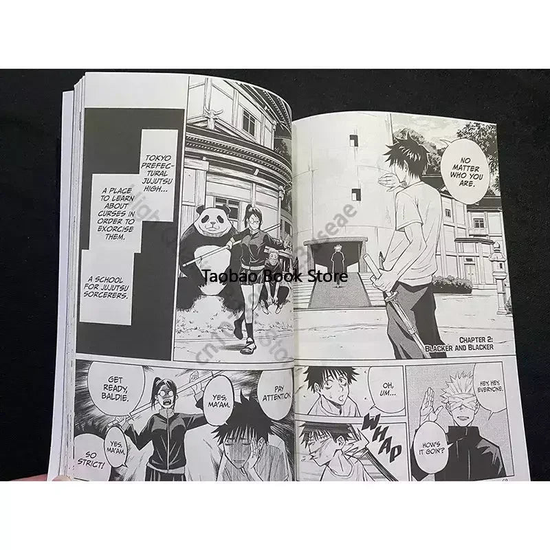 Manga Book 1 Volume Jujutsu Kaisen Japan Youth Teens Fantasy Science Mystery Suspense Manga Comic Book English