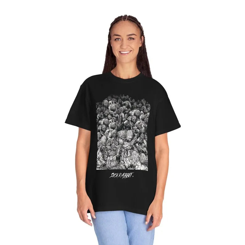 Vinland Saga: Gothic T-Shirt, Anime Manga Tee, Black & White Unisex Top, Anime Apparel, Manga Lover Gift
