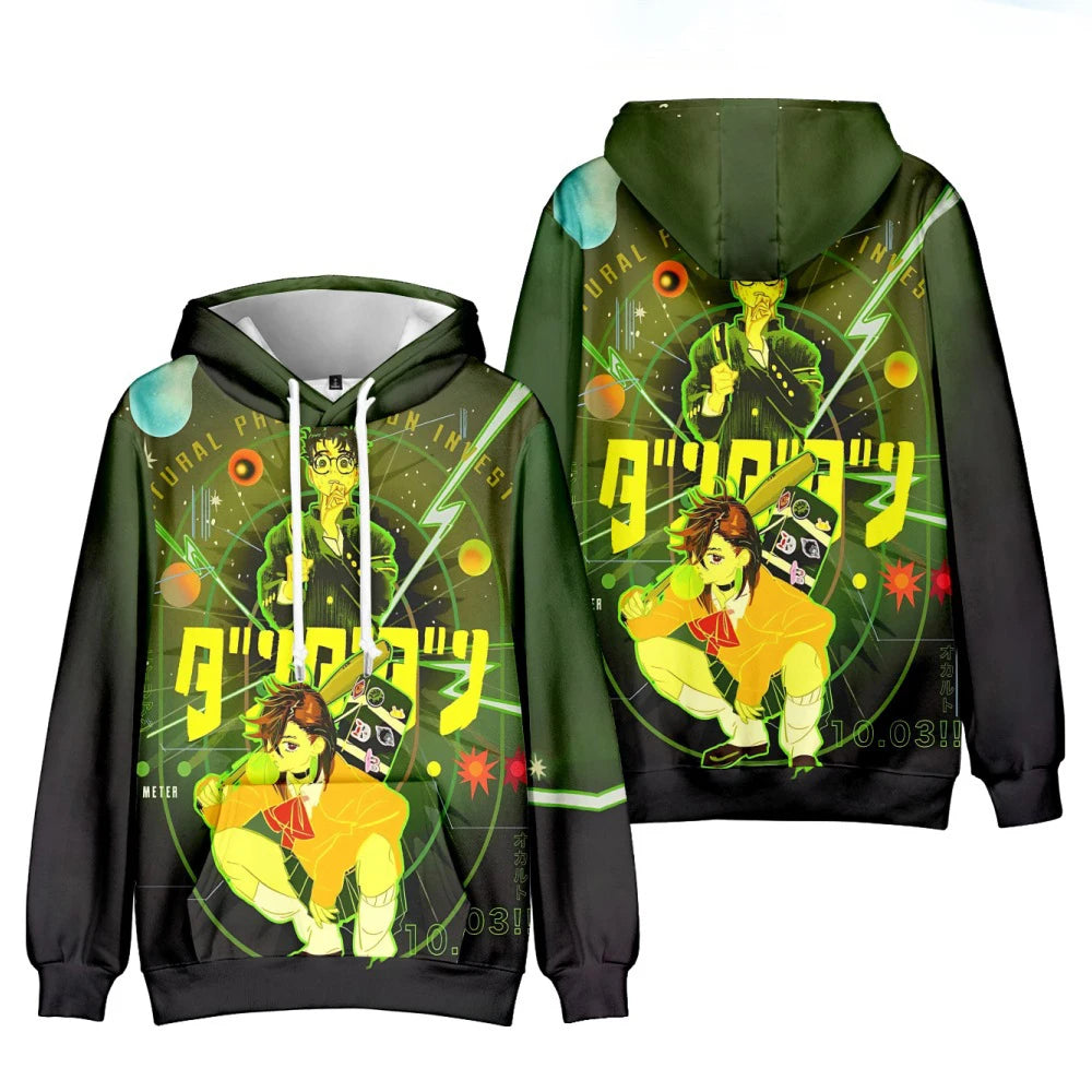 Dandadan: 3D Print Hoodies Men Women Hoody Oversized Hooded Sweatshirts Harajuku Tracksuits Pullover Tops Coat Man Clothing