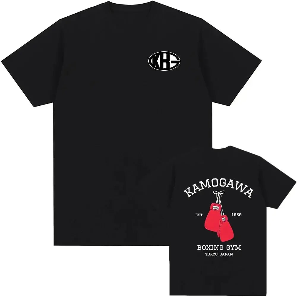 Hajime No Ippo: Kamogawa Boxing Gym T Shirt Makunouchi Takamura Celin KGB Print T Shirt Casual Plus Size T Shirt Women
