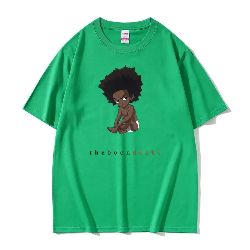The Boondocks: Graphic Tshirt Funny Men Women Cosplay Rapper The Notorious Big Ready To Die Print T-shirts Biggie Smalls T Shirt