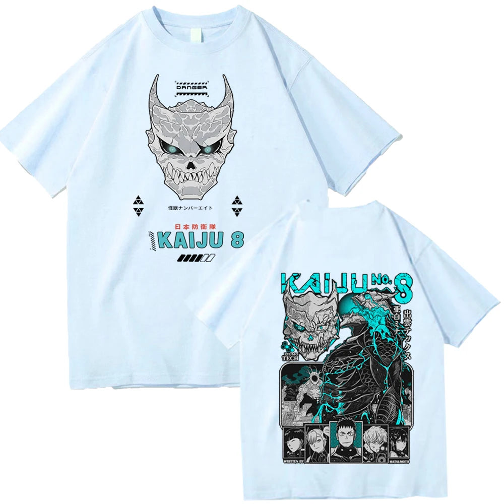 Kaiju No 8: T-shirt Harajuku O-neck Casual Shirt