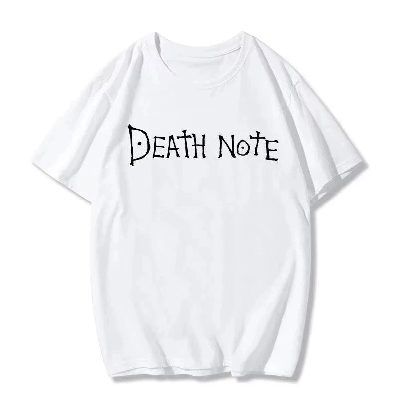 Death Note:Harajuku Anime Printed T Shirt Trendy T-shirts Fan T-shirt