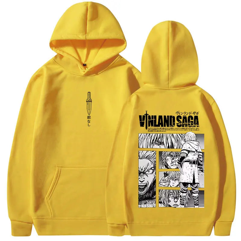 Vinland Saga: Hoodies Manga Thorfinn Karlsefni Graphic Men's Women Clothing Hooded Sweatshirts Harajuku Oversized Pullovers
