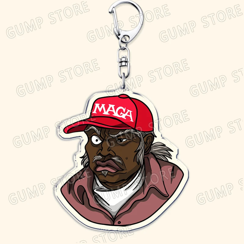 The Boondocks: Keychains for Accessories Bag Huey Riley Scarface Freeman Keyrings Jewelry Fans Gifts