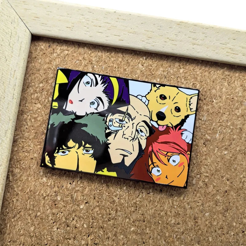 Cowboy Bebop: Metal Badges Japanese Anime Pins Manga Brooches for Bag Backpack Clothing Lapel ACG Cosplay Decoration Gift