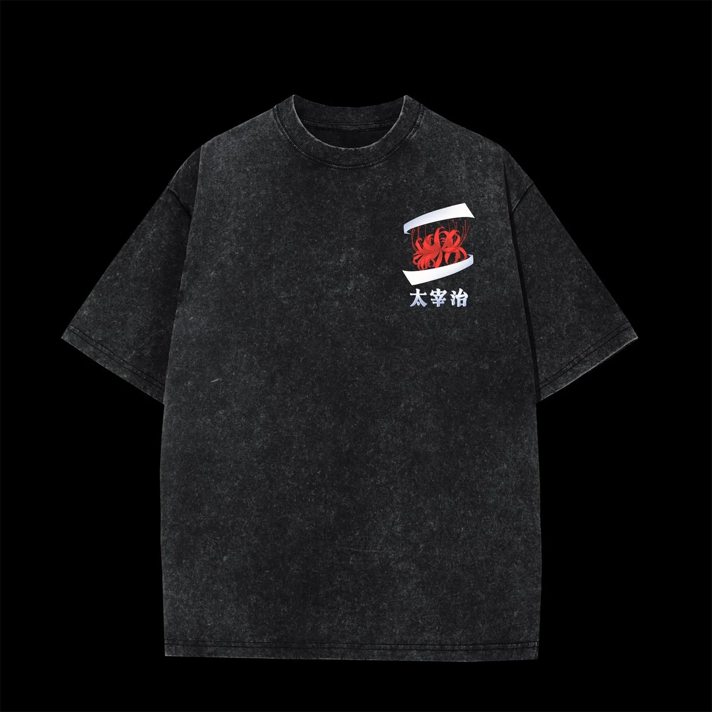 Bungo Stray Dogs: Osamu Dazai Washed T Shirt Man Vintage Harajuku