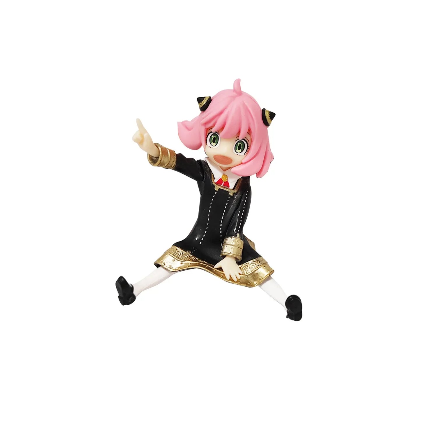 SPY x FAMILY: 14CM Anime Figure Anya Forger Cute PVC Action Model Riding Dog Bond Collectible Gift