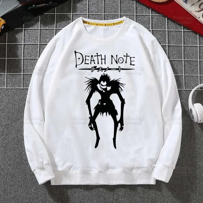 Death Note: L Ryuk Sweatshirts Harajuku Men's Ryuuku Animation Collectable Casual Clothes