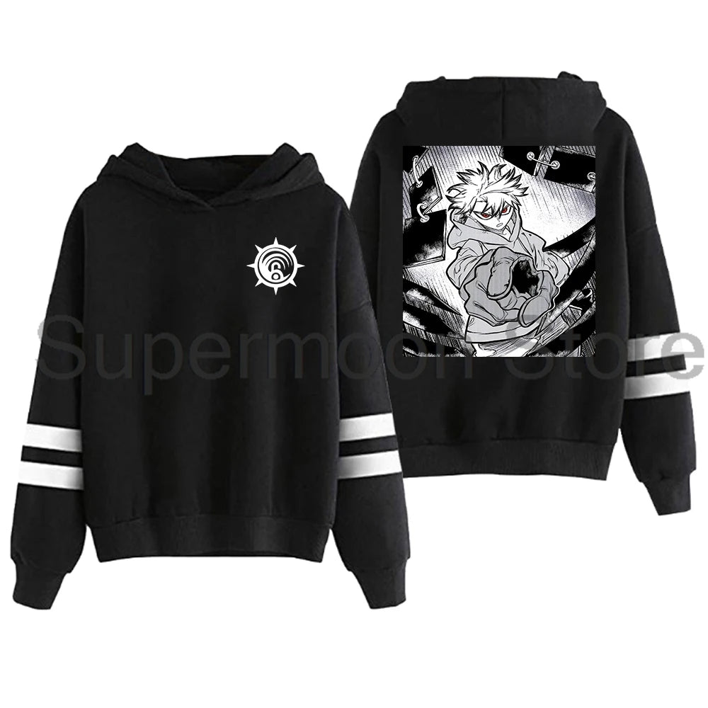 Gachiakuta: Rudo Merch Hoodie Pocketless Parallel Bars Sleeve Streetwear Women Men Hooded Sweatshirts