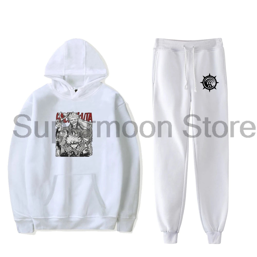 Gachiakuta: Hoodies Jogger Pants Two Piece Set Sweatshirts+Sweatpants Women Men Harajuku Outfit Sets