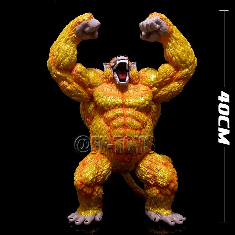 Dragon Ball: 40CM Anime Great Ape Figure Golden Great Ape Ozaru Vegeta PVC Action Figures Collection Model Toys for Children Gift