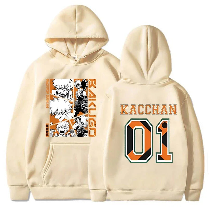 My Hero Academia: Bakugou Katsuki Print Hoodies Women Men Spring Autumn Fashion Pullovers Ladies Hooded Long Sleeve Sweatshirt