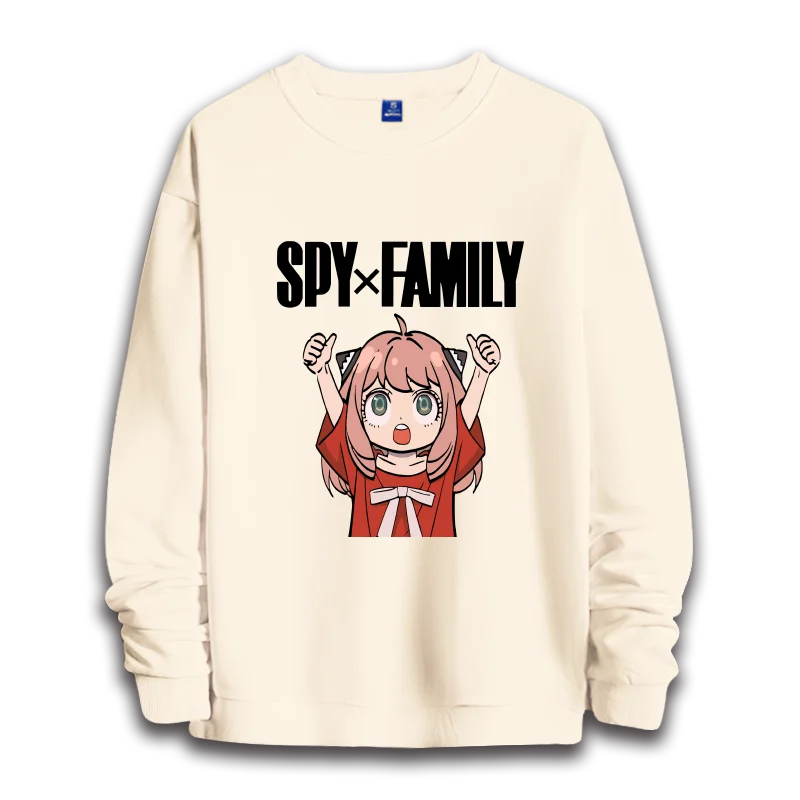 Spy x Family: anime sweatshirts women's round neck top couple round neck hoodie couple loose casual fashion