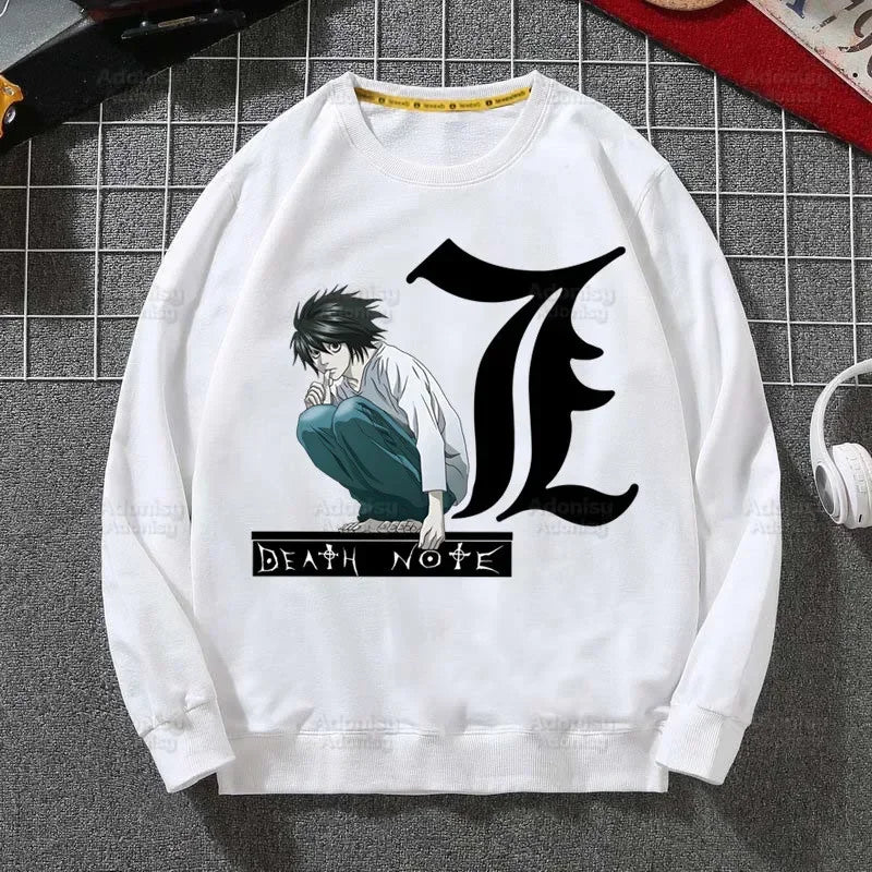 Death Note: L Ryuk Sweatshirts Harajuku Men's Ryuuku Animation Collectable Casual Clothes