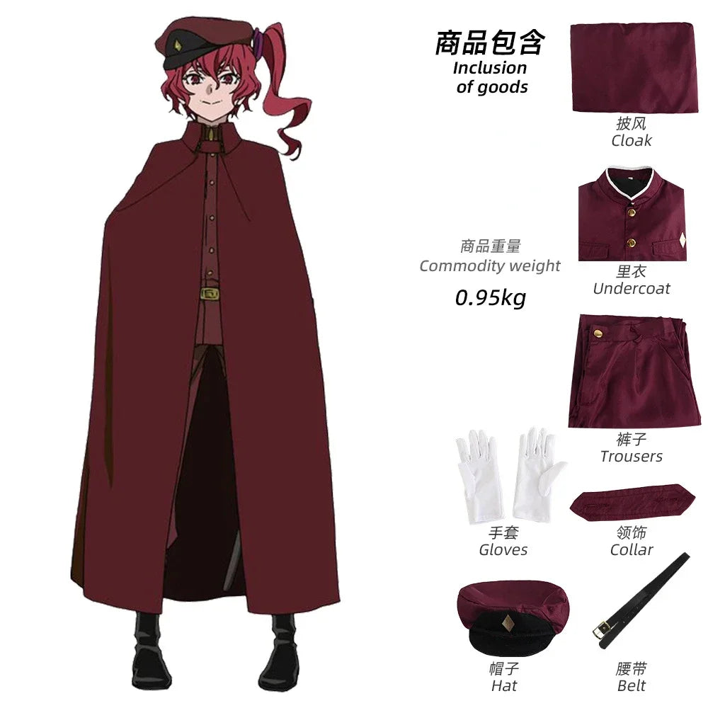 Bungo Stray Dogs: Cosplay Costume Suehiro Tecchou / Ookura Teruko Physical Pro Detective Uniform Hunting Halloween