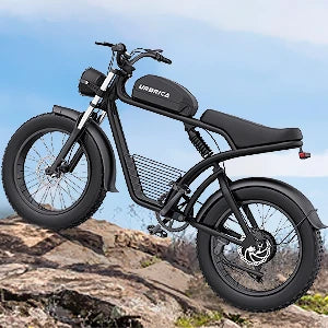 Yowamushi Pedal: Electric Bike for Adults 3000W 1500W 32MPH 48V 23AH Max 75Miles Electric Motorcycle 20" Fat Tire Dirt Bike Shamano 7-Speed EBike