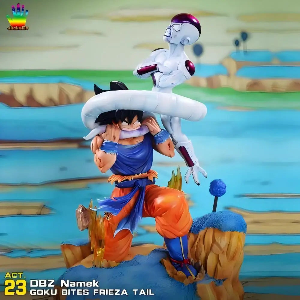 Dragon Ball Z: 25cm/9.8in Anime Goku vs Frieza Figure Freezer Action Figure Collection Model Toy Gift