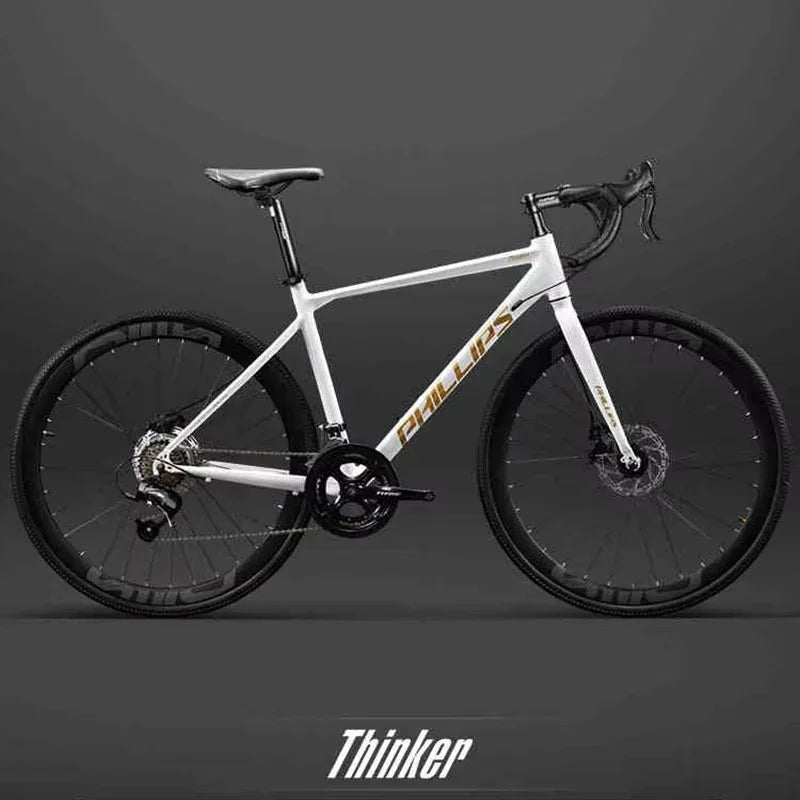 Yowamushi Pedal: 700c Aluminium Alloy Racing Road Bicycles Super light Gravel Road Bickes City Commuting Variable Speed Bicycle 27/30 Speed Bike