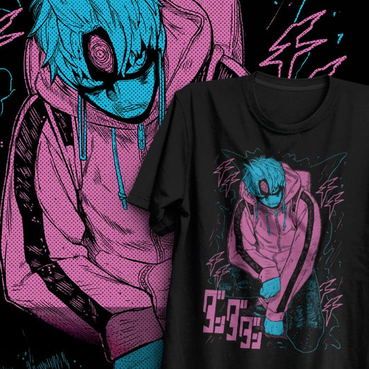 Dandadan: Okarun T-shirt Evil Eye Season 2 Graphic Men Women Anime Manga Oversized Y2k T-shirt High Quality Casual Loose Top Tee