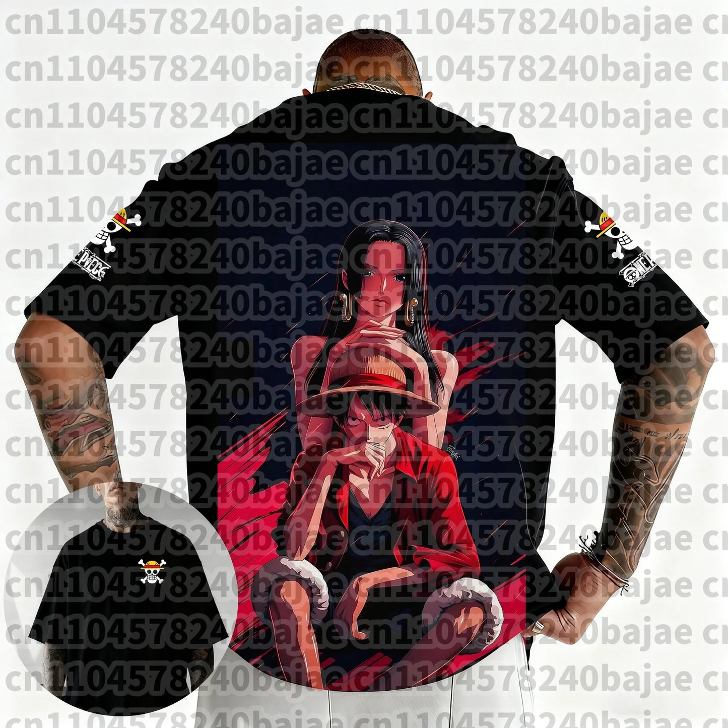2026 One Piece Japanese Anime Printed Men's T-Shirt Roronoa Zoro Harajuku Short Sleeve Luffy T-shirt Clothing Y2k Top Tee Unisex