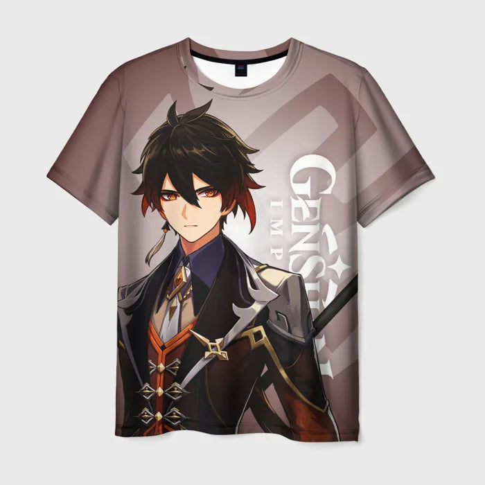 Genshin Impact: 3D Print Men's/Women's T-Shirts Summer Fashion Harajuku Short Sleeve Tee Top Oversized Streetwear