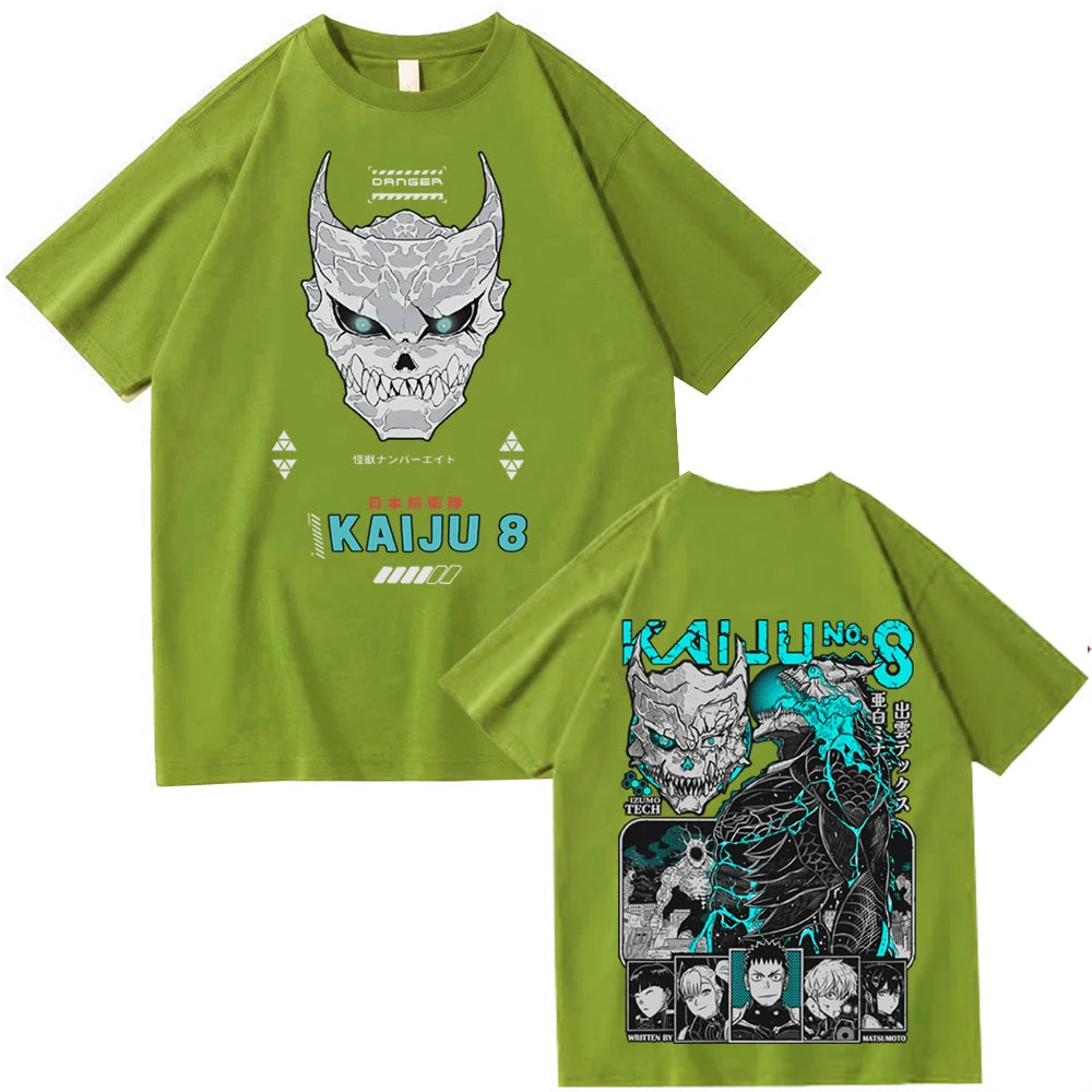 Kaiju No 8: T-shirt Harajuku O-neck Casual Shirt