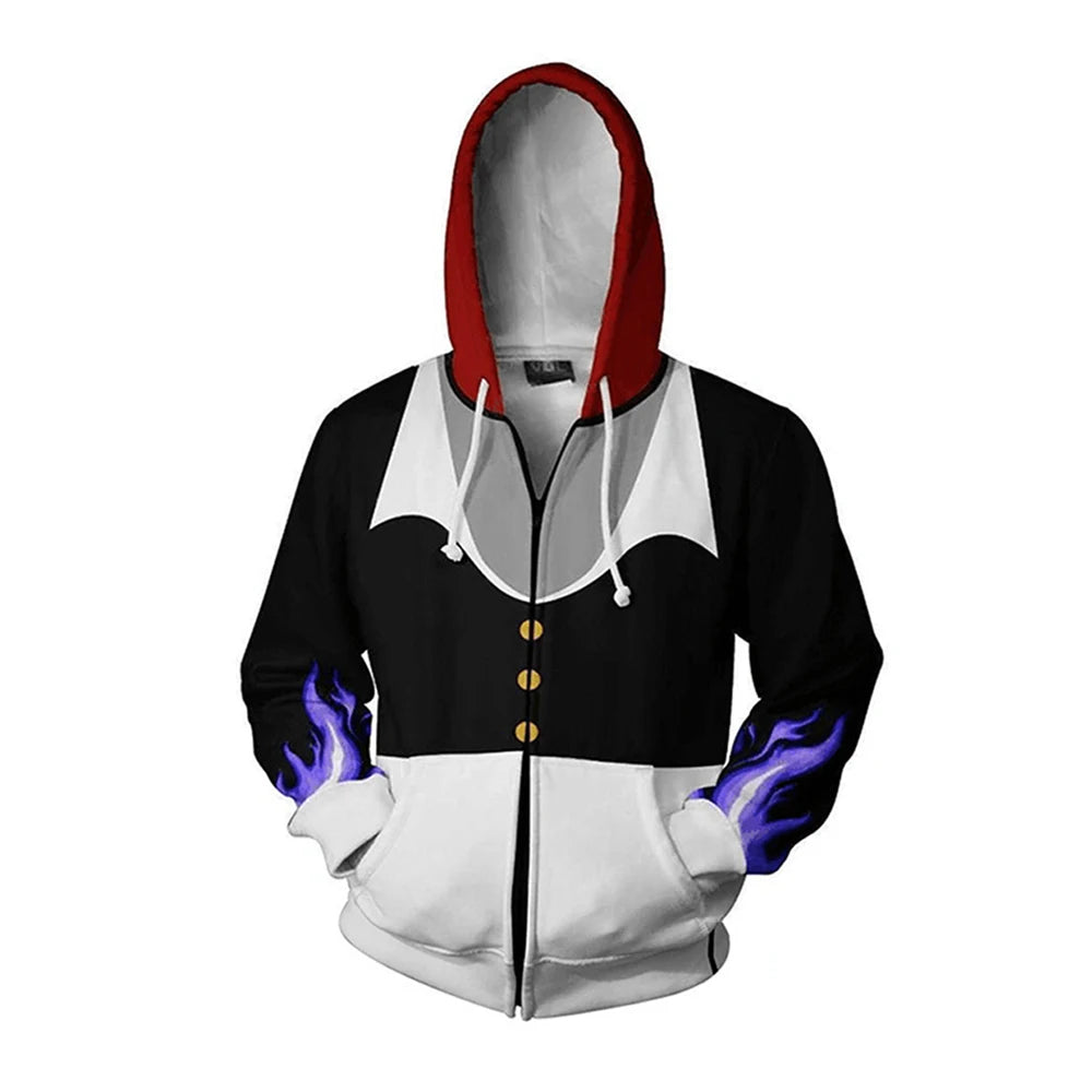 Jujutsu Kaisen: 3D Hoodie Sweatshirts Jujutsu Kaisen Satoru Gojo Itadori Yuji Fushiguro Megumi Cosplay Men Coat Outfit