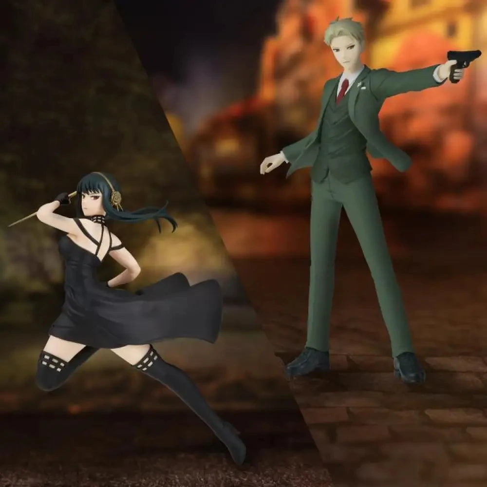 SPY x FAMILY: Original In Stock BANPRESTO Vibration Stars Loid Forger Yor Forger Figure Model Anime Genuine Boxed Toy