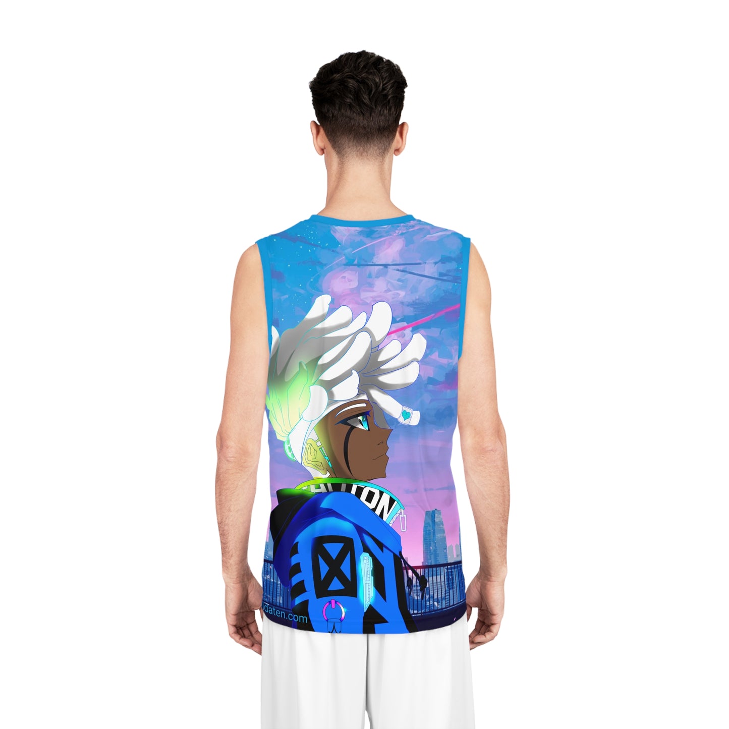 Idaten - Blue Axl: Anime Basketball Jersey