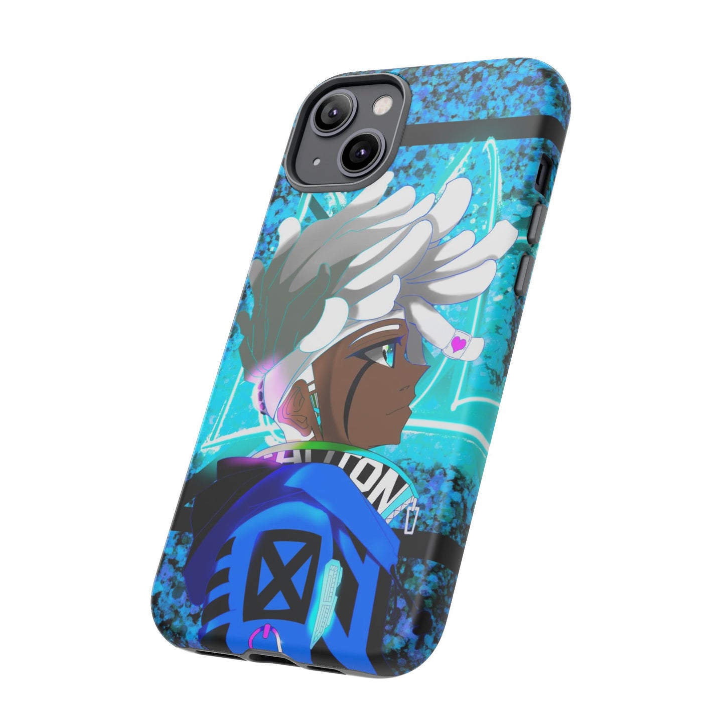 Blue Axl Tough Phone Case