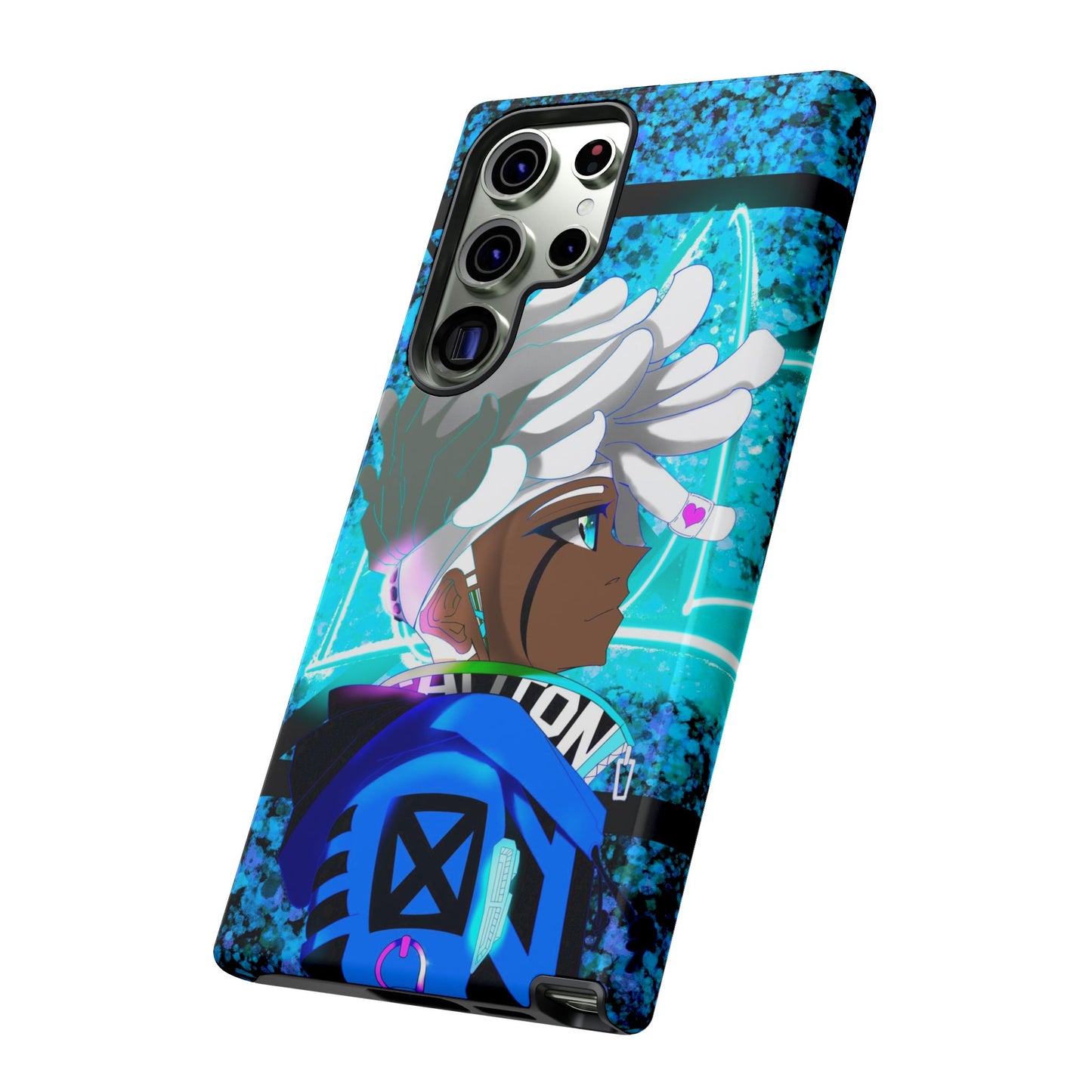 Blue Axl Tough Phone Case