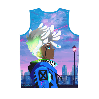 Idaten - Blue Axl: Anime Basketball Jersey