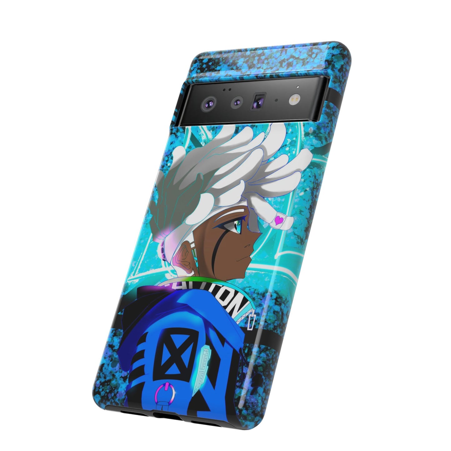 Blue Axl Tough Phone Case