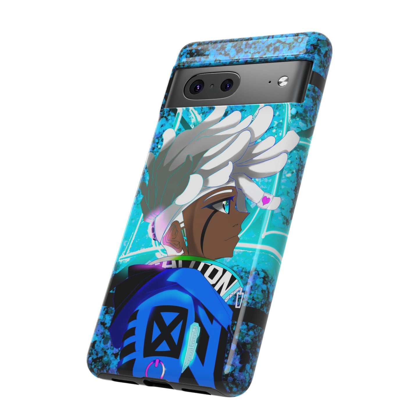 Blue Axl Tough Phone Case