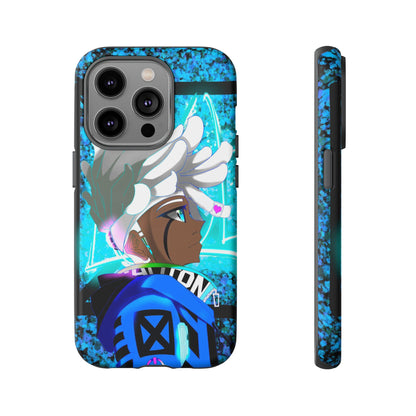 Blue Axl Tough Phone Case