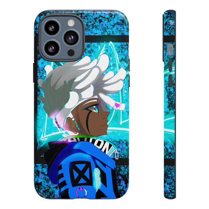 Blue Axl Tough Phone Case