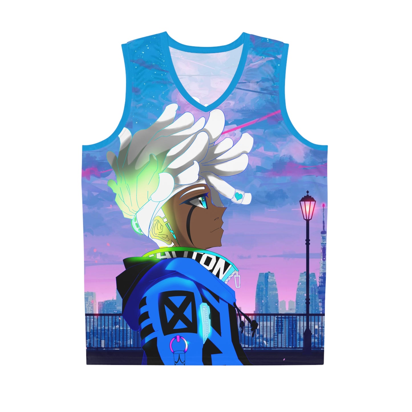 Idaten - Blue Axl: Anime Basketball Jersey