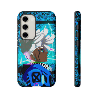 Blue Axl Tough Phone Case