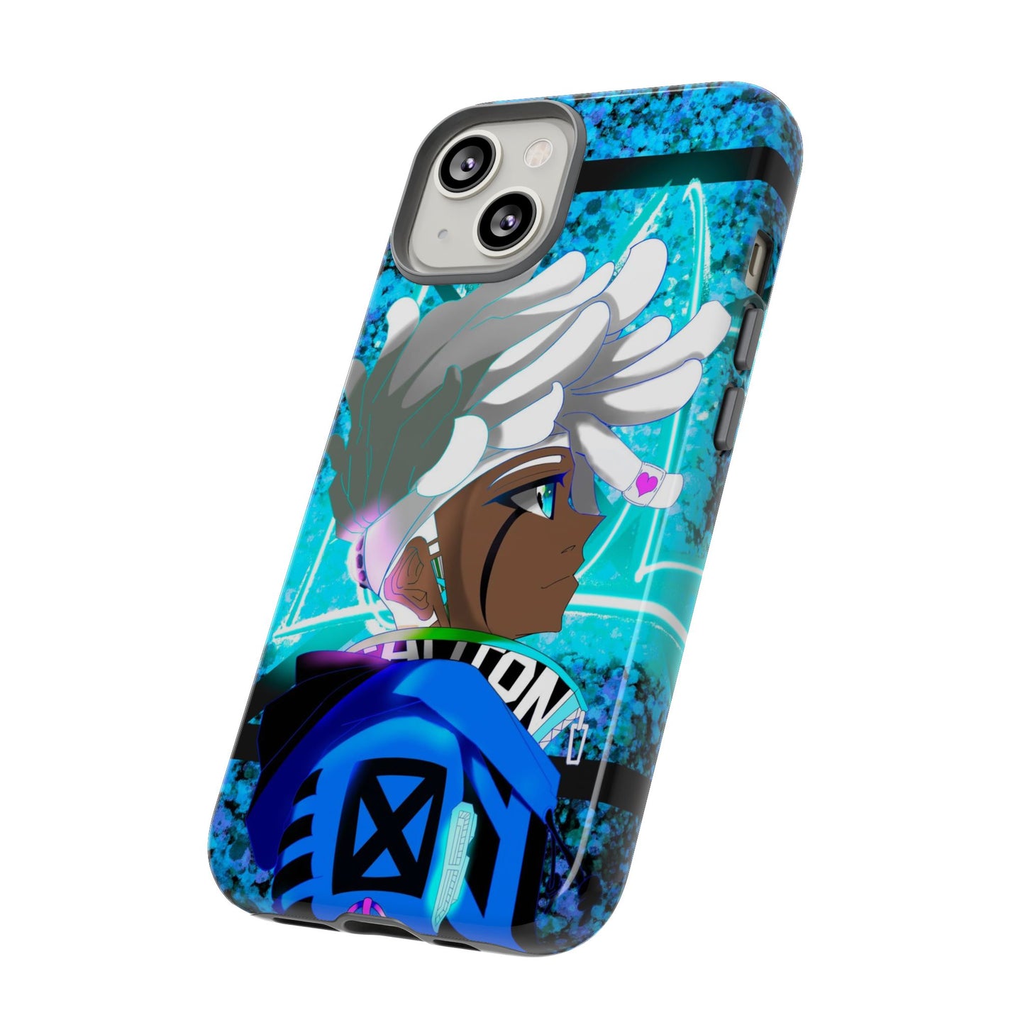 Blue Axl Tough Phone Case