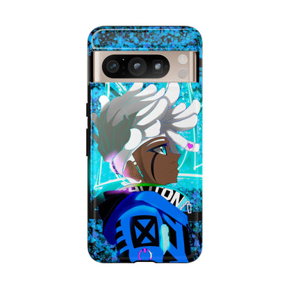 Blue Axl Tough Phone Case