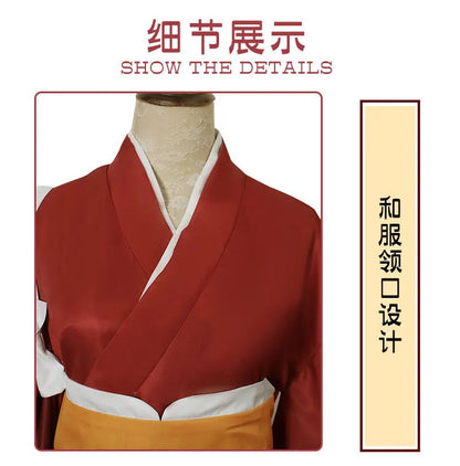 Bungo Stray Dogs: Izumi Kyōka Cosplay Costume Full Set Kimono Obi Hair Accessories Anime Role Play