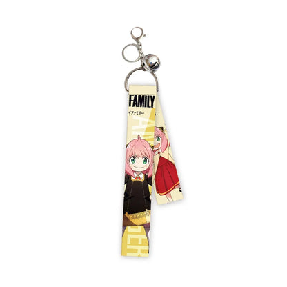 Spy x Family: Genuine Authorized Streamer Keychain Anya Loid Yor Forger Bell Key Chain Backpack Pendant