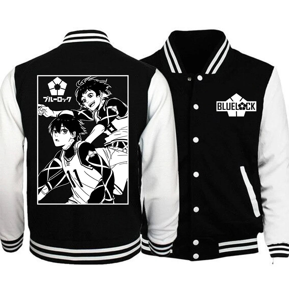 Blue Lock: Shidou Ryuusei Hoodie Baseball Uniform Jacket Women Men Baseball Jacket Hoodie Streetwear Harajuku