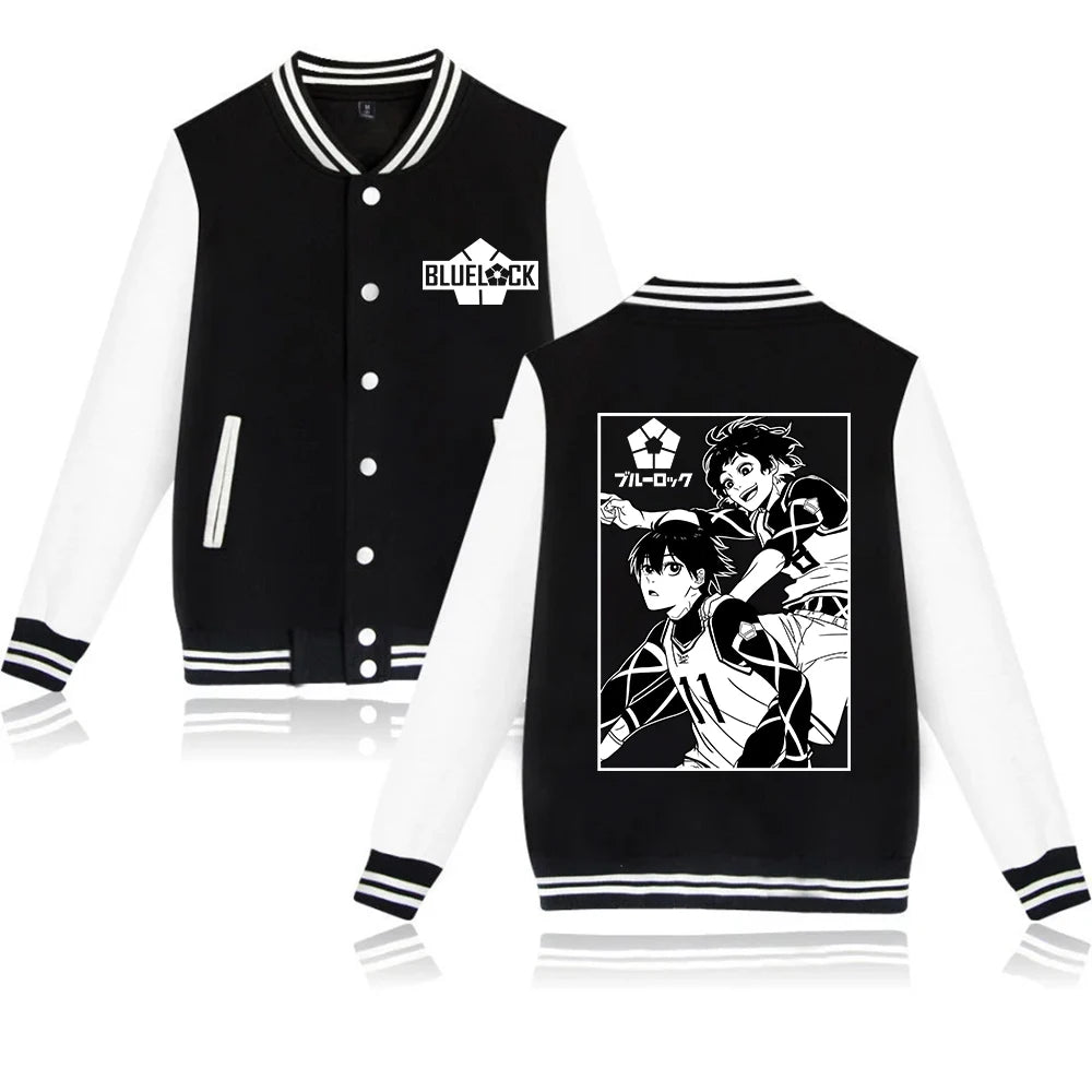 Blue Lock: Shidou Ryuusei Hoodie Baseball Uniform Jacket Women Men Baseball Jacket Hoodie Streetwear Harajuku