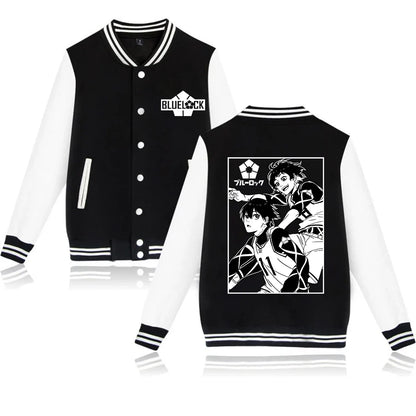 Blue Lock: Shidou Ryuusei Hoodie Baseball Uniform Jacket Women Men Baseball Jacket Hoodie Streetwear Harajuku