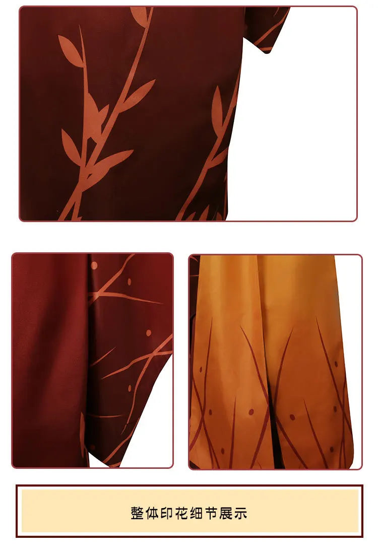 Bungo Stray Dogs: Izumi Kyōka Cosplay Costume Full Set Kimono Obi Hair Accessories Anime Role Play