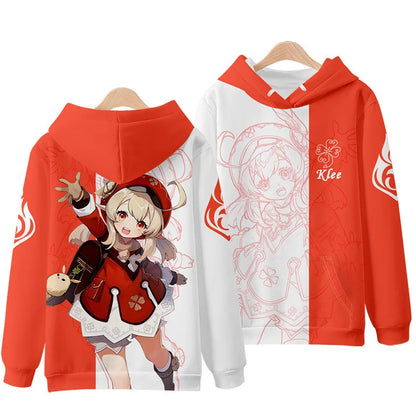 Genshin Impact: Raiden Shogun 3D Printed Men Women Hoodies Streetwear Fashion Pullover Harajuku Oversized Hoodie  Clothing